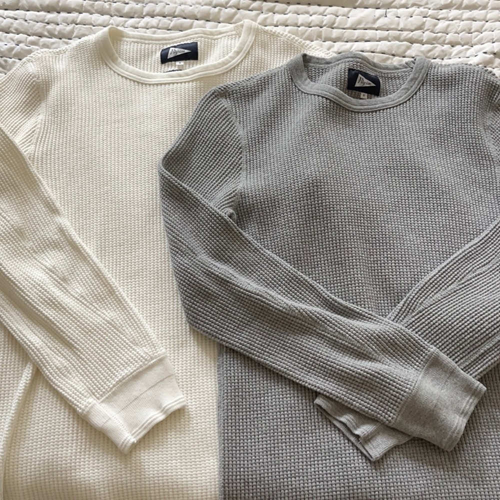 Bundle of 2 Pilgrim Surf Supply waffle long sleeve